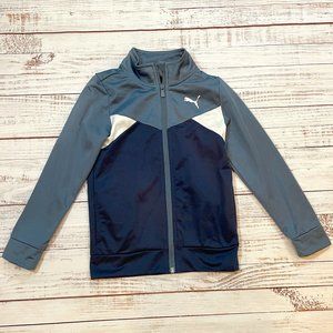 Boys Puma Color Block Performance Track Jacket